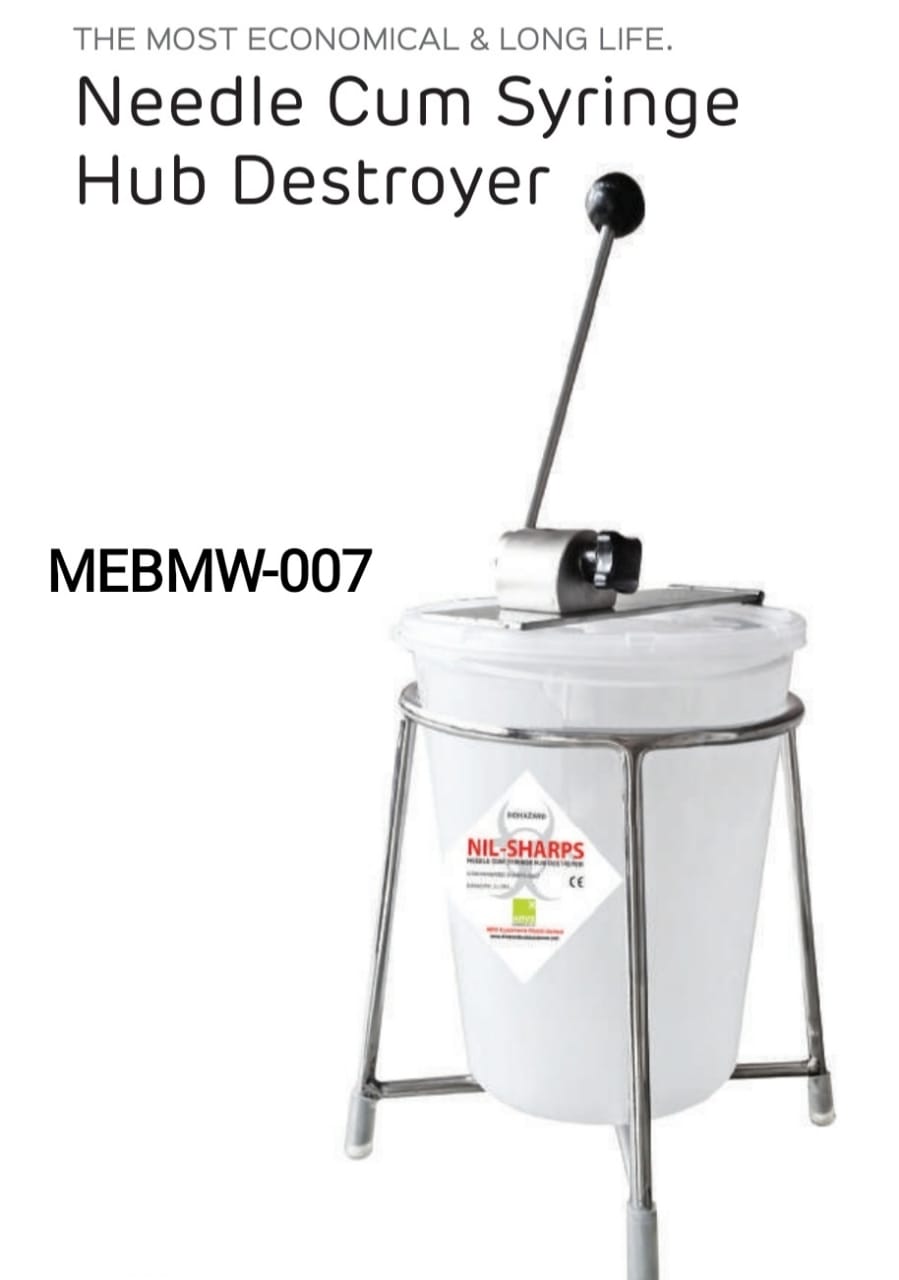 Needle Cum Syringe
Hub Destroyer